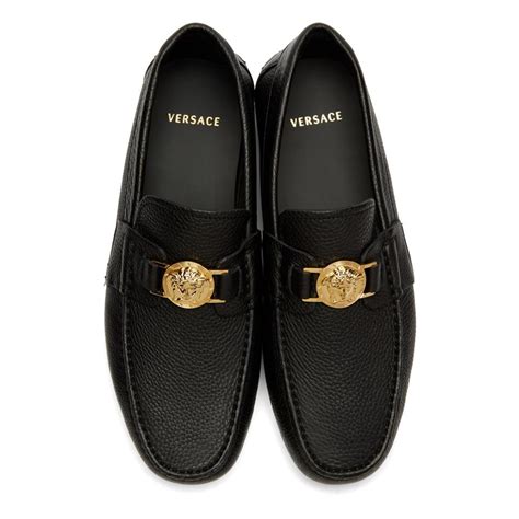 versace medusa loafers replica|versace black medusa loafers.